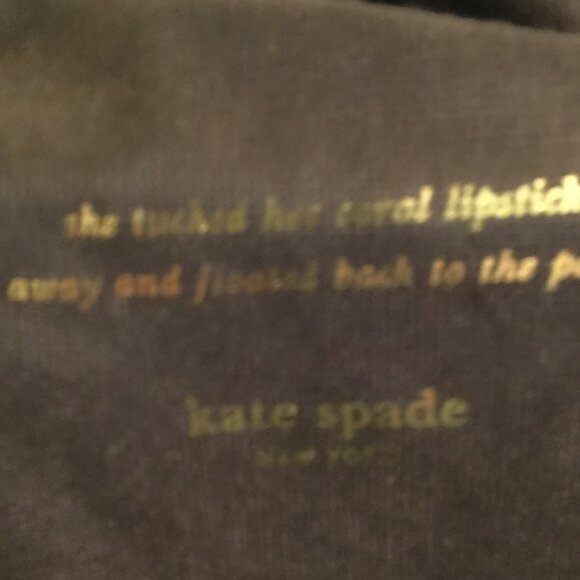 Kate Spade crossbody black and pink purse comes with dust bag clean condition - Picture 9 of 9